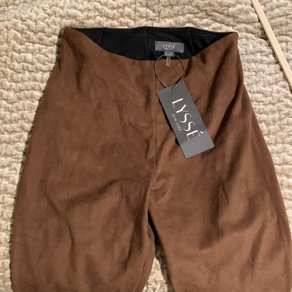 Lysse New York brown suede leggings